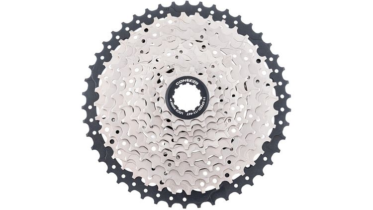 CONTEC Kassette Grad 11-fach silber,schwarz/schwarz