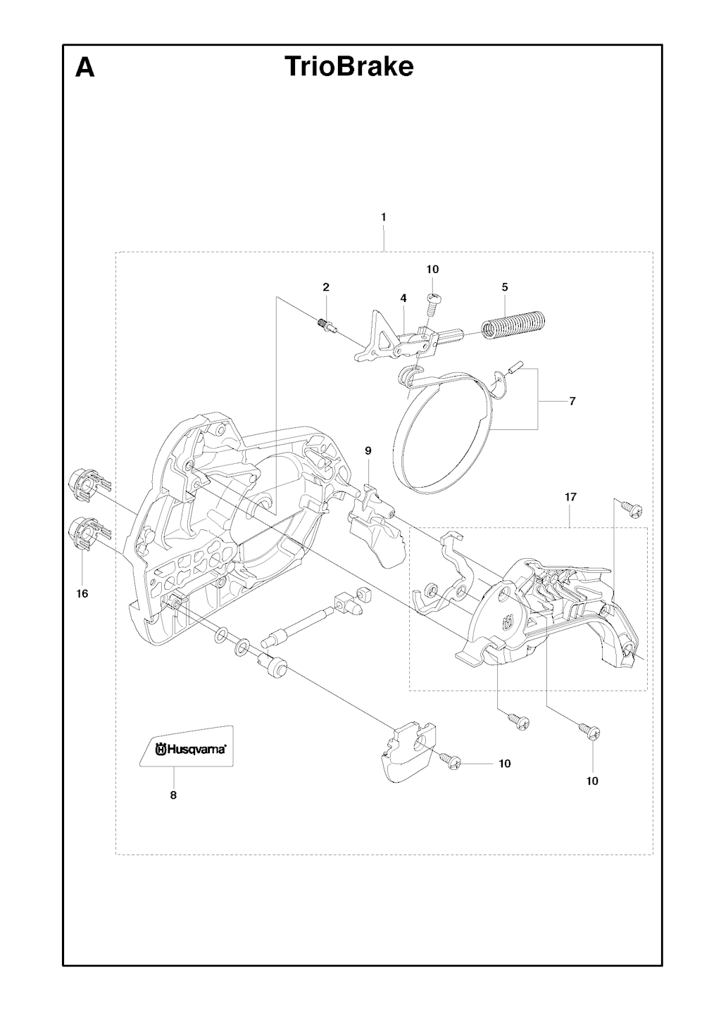 Explosionszeichnung Ersatzteile