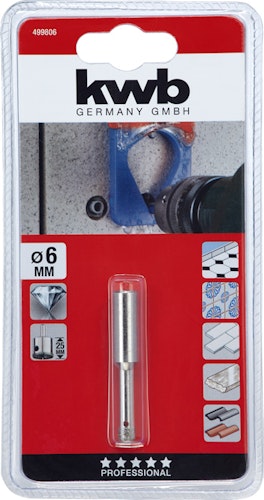kwb Diamant Lochsäge  6 mm T25 SB 499806