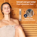 Vorschaubild Liebenstein 7-teiliges Premium-Komplettset – Kiefernholz Saunaeimer mit Kelle, 3 x Sauna-Aufguss, Sanduhr & Hygro-/Thermometer