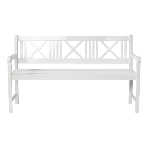 Cinas Bank ROSENBORG, Mahagoni Weiß