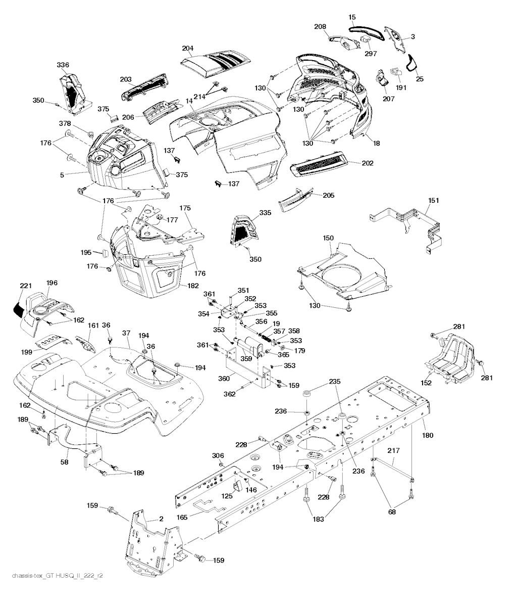 Explosionszeichnung Ersatzteile