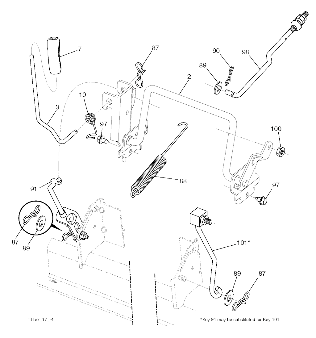 Explosionszeichnung Ersatzteile