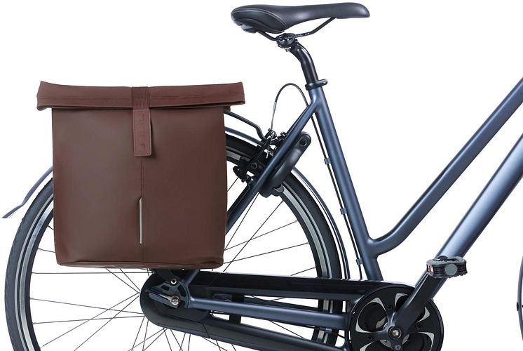 Basil City Double Pannier Bag Doppeltasche braun roasted brown MIK