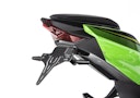 Vorschaubild PROTECH V-SHAPE Kennzeichenhalter  Alu & Stahl Schwarz für KAWASAKI Ninja 400, Ninja 500 SE, Ninja E-1