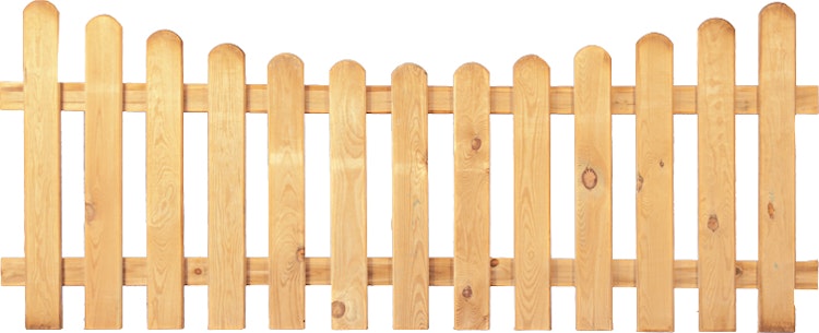 T&J HEIKO Gartenzaun Unterbogen grün 200 x 80/65 cm