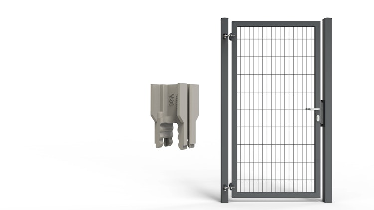 dz MAZUfix Klemmleisten-Set für Doppeltore 8/6/8