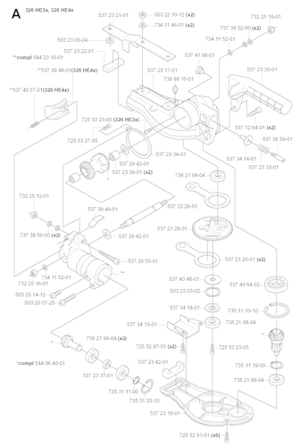 Husqvarna Heckenscheren/Stabheckenscheren 20090900001 326HE4x
