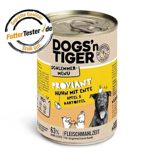 Dogs'n Tiger 400g Dose HundenassfutterVorschaubild