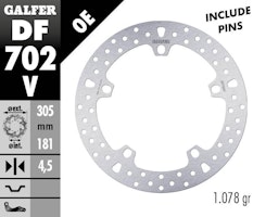 Galfer Bremsscheibe DF702 Rund inkl. Montagekit