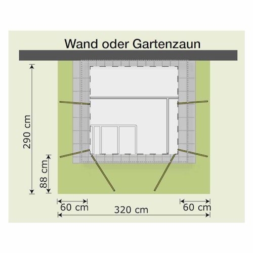 Weka Gartenschrank Geräteschrank Garten [Q] Multi