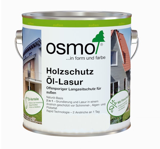Osmo Holzschutz Öl-Lasur für Außenbereich in Wunschfarbton (Farbmischservice)