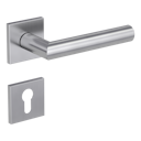 Vorschaubild Griffwerk VAYA 128 LUCIA fast2fix Fast2Fix GK3 Rosetten eckig Profilzylinder Edelstahl matt