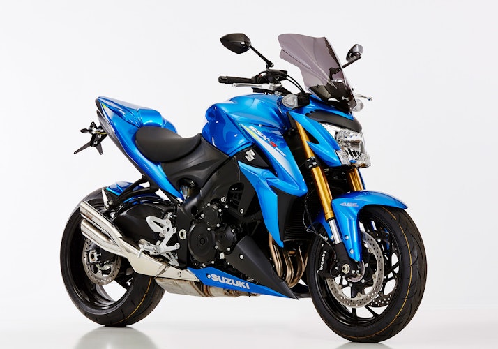 BODYSTYLE Sportsline Sitzkeil ABS Kunststoff blau für SUZUKI GSX-S 1000, GSX-S 1000F