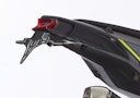 Vorschaubild PROTECH V-SHAPE Kennzeichenhalter Alu & Stahl Schwarz für YAMAHA Ténéré 700