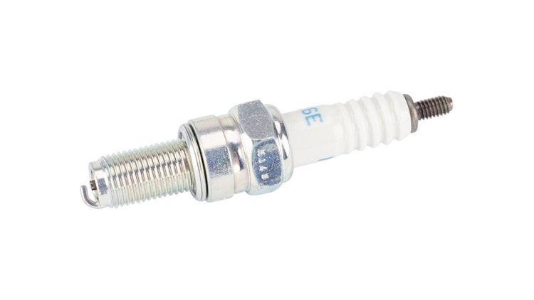 NGK Zündkerze CR6E, Zündkerze Gruppe C, Gewindedurchmesser 10 mm, Schlüsselweite 16