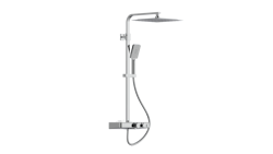 Überkopfbrauseset OCEAN, mit Thermostatablage