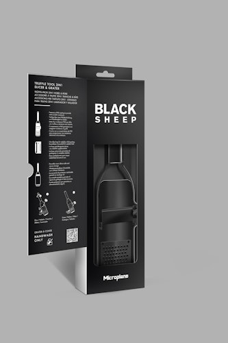 Microplane Trüffel Tool 2in1 BLACK SHEEP Black Steel