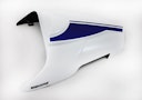 Vorschaubild BODYSTYLE Sportsline Sitzkeil ABS Kunststoff weiß/blau für SUZUKI SV 650 