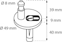 Vorschaubild WC-SITZ BEFESTIGUNG NR 41 O.SSK