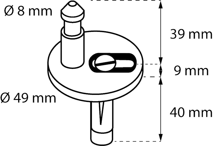 WC-SITZ BEFESTIGUNG NR 41 O.SSK