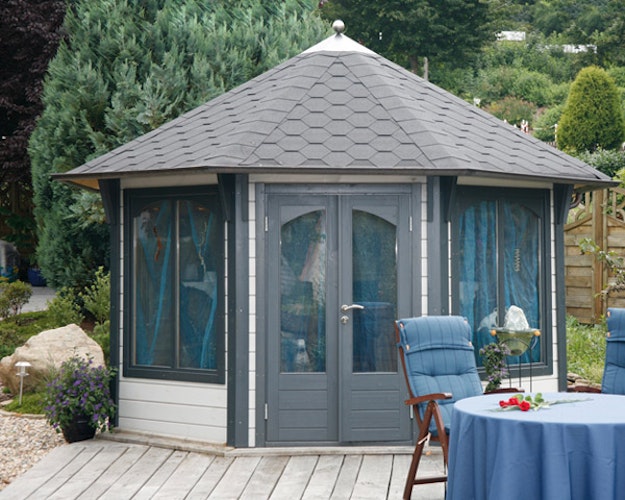 Wolff Finnhaus Pavillon Capri 3.5 inkl. Dachschindeln