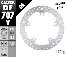 Galfer Bremsscheibe DF707 inkl. Montagekit