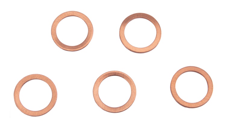 Dresselhaus Dichtring 10 x 14 x 1, 0 mm, Abgabe nur in Packung zu 5 Stück, Preis per Packung