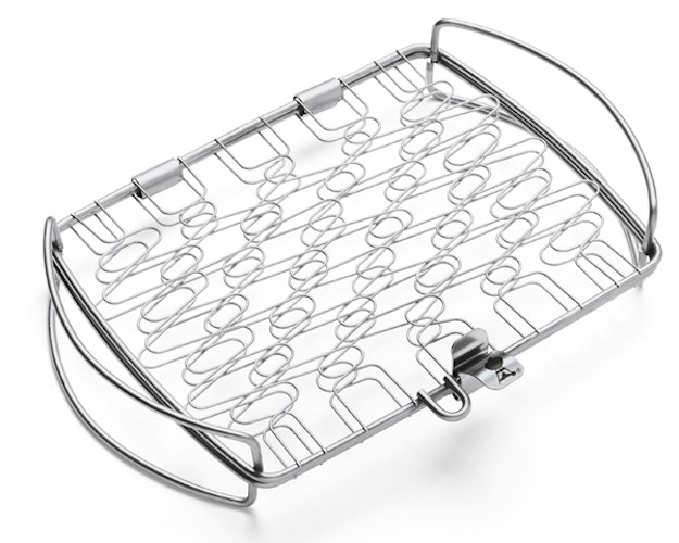 Weber Fisch- und Gemüsehalter - klein, Edelstahl