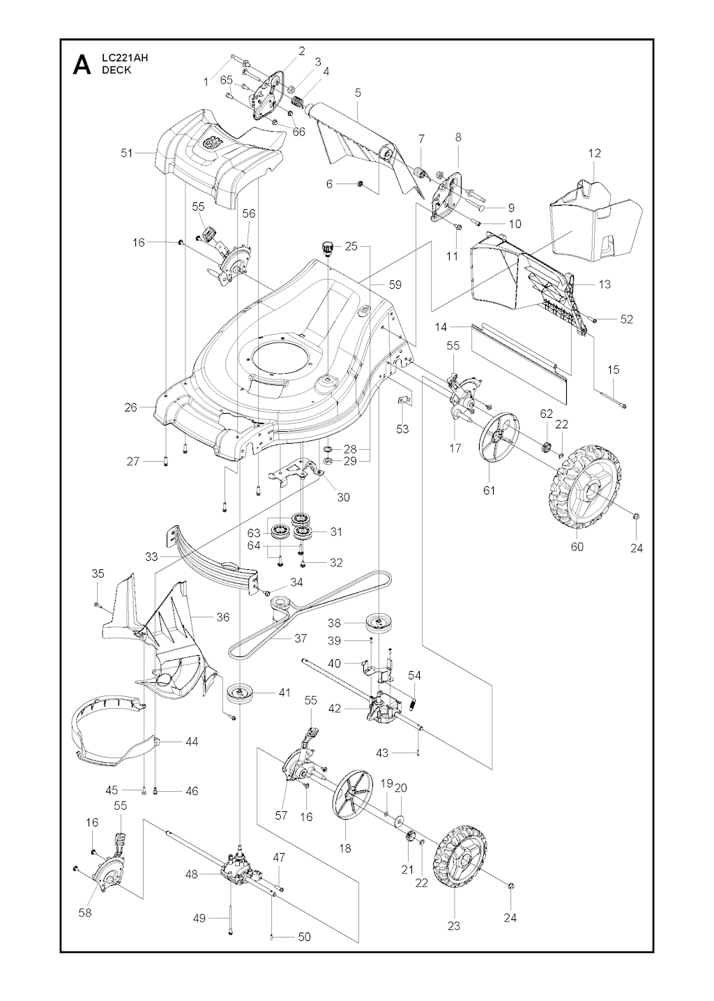 Explosionszeichnung Ersatzteile