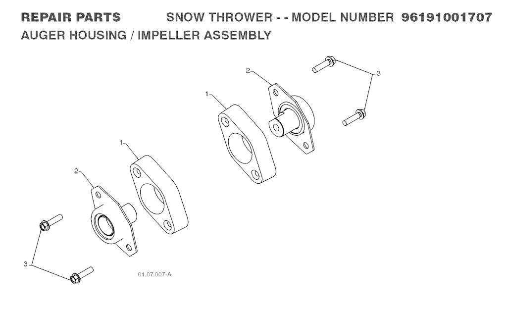 Explosionszeichnung Ersatzteile