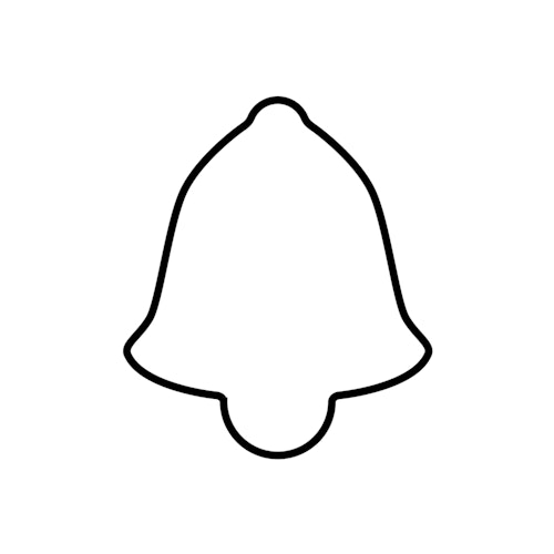 Kaiser Ausstechform Glocke 7 cm