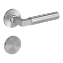 Vorschaubild Griffwerk METRICO PROFESSIONAL Schraubtechnik GK4 -Edelstahl matt  Rosettengarnitur -Schraubt. -BL -TS 40-45mm