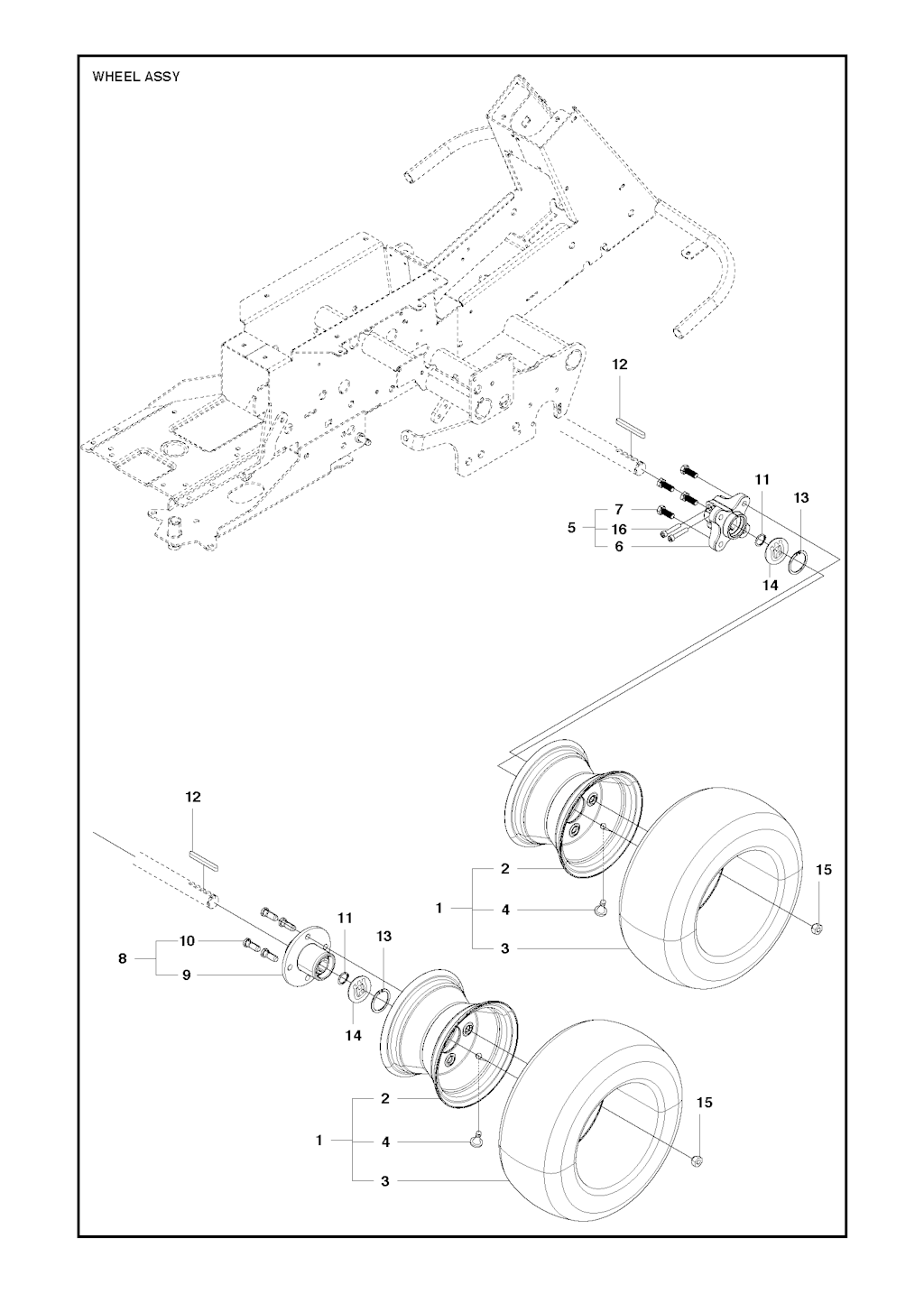 Explosionszeichnung Ersatzteile