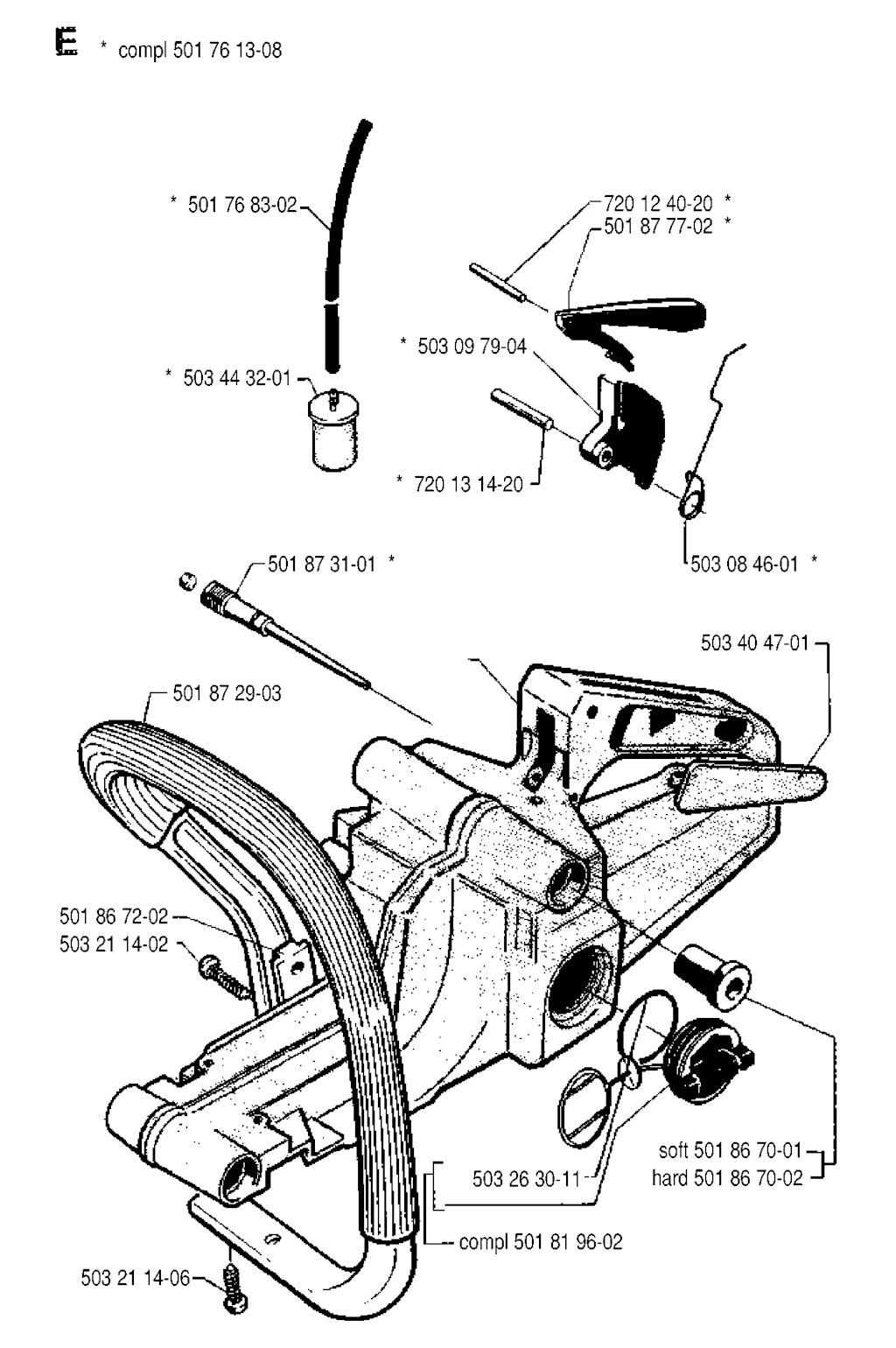 Explosionszeichnung Ersatzteile