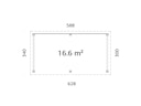 Vorschaubild Palmako Carport/Pavillon Connect Lenna 16,6 m² Set 308
