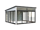 Vorschaubild Palmako Glashaus Saga 16,6 m² Slide Plus