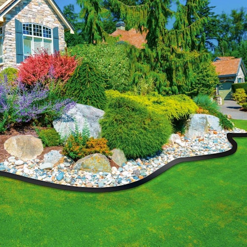 NOOR Gestaltungskante Premium Taupe 20 cm x 6 lfm/ Rolle