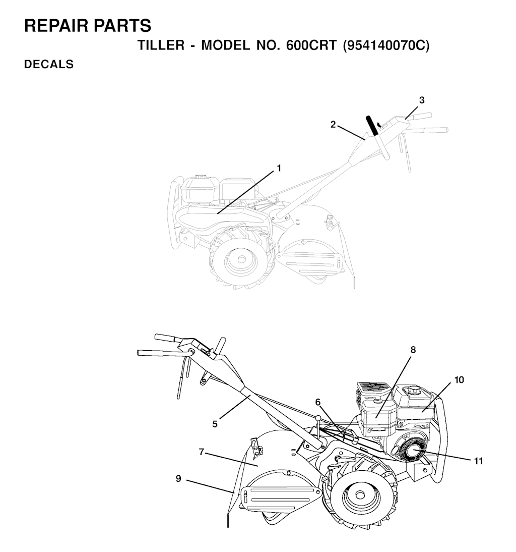 Explosionszeichnung Ersatzteile