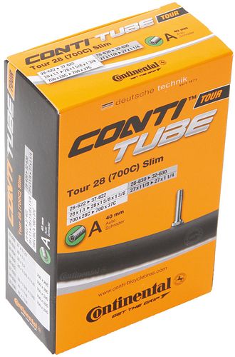 Continental Schlauch Tour Slim Schraderventil 40 mm schwarz