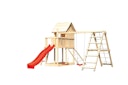 Vorschaubild Akubi Stelzenhaus Frieda mit Wellenrutsche, Doppelschaukelanbau, Klettergerüst und Netzrampe