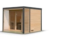 Vorschaubild Karibu Saunahaus Ares 3 - Hybridhaus mit Metallrahmen - 38 mm inkl. gratis Sauna-Zubehörset im Wert von 234,94 €