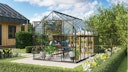 Vorschaubild Vitavia Gewächshaus Dione/Diana 11500 inkl. 4 Dachfenster und Stahlfundamentrahmen - 11,5 m²