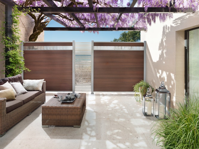 TraumGarten SYSTEM Designgitter LINEA Edelstahl