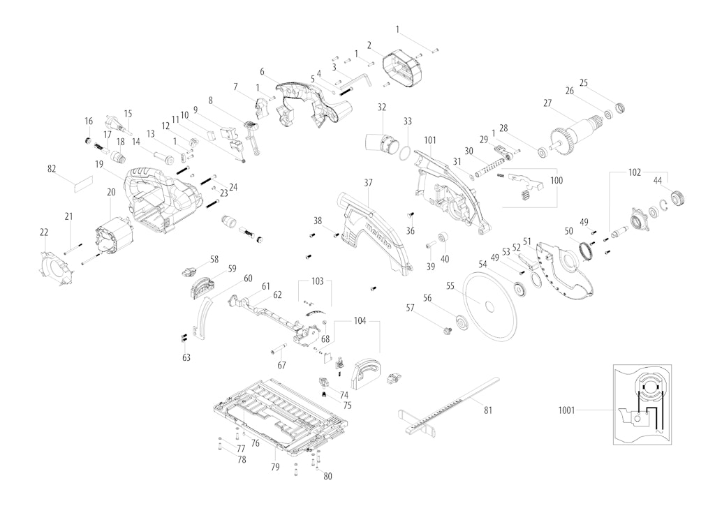 Explosionszeichnung Ersatzteile