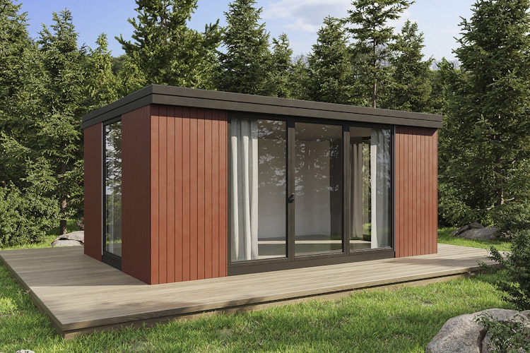 Wolff Finnhaus Design-Gartenhaus Himma 5434 isolierverglast - 94 mm  