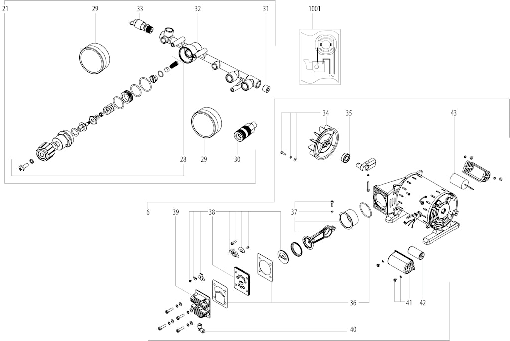 Explosionszeichnung Ersatzteile