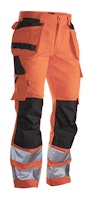 Jobman Bundhose Hi-Vis mit Hängetaschen 2377