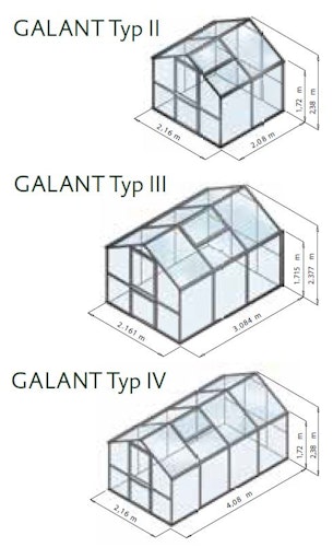 KGT Gewächshaus Galant Typ II