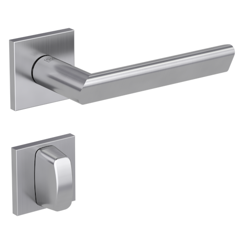 Griffwerk VAYA 137 TRI fast2fix Fast2Fix GK3 Rosetten eckig WC rot/weiß Edelstahl matt